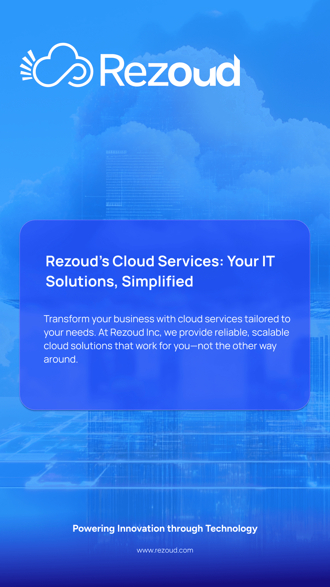 Rezoud Cloud Services graphic